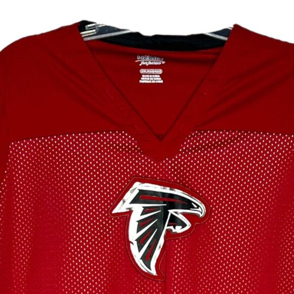 Majestic Shirt Womens XXL Red Black Atlanta‎ Falcons NFL Draft Me Jersey Sports - Picture 3 of 5